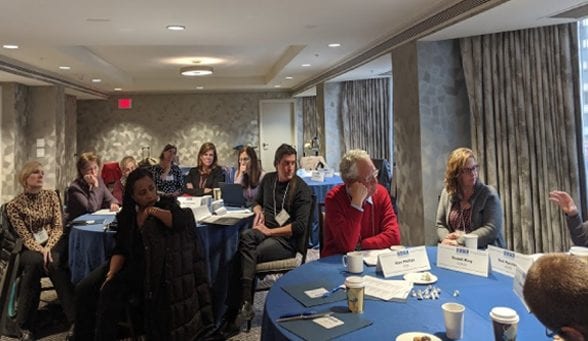 Group of people attending a workshop for the Center to Inform Personnel Preparation